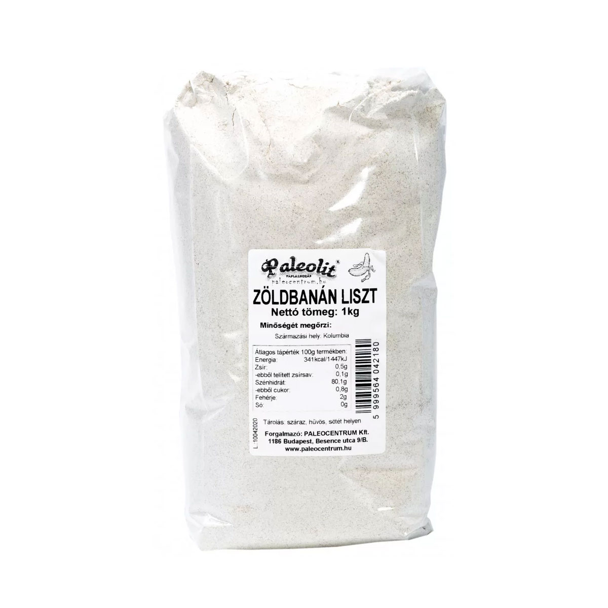 Paleolit Zöldbanán liszt - 1000g