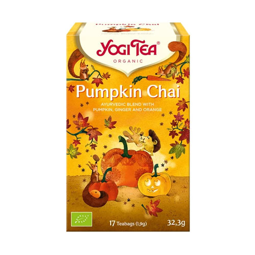 Yogi Tea Pumpkin Chai sütőtökös teakeverék - 17x1.9g Yogi Tea Pumpkin Chai sütőtökös teakeverék - 17x1.9g