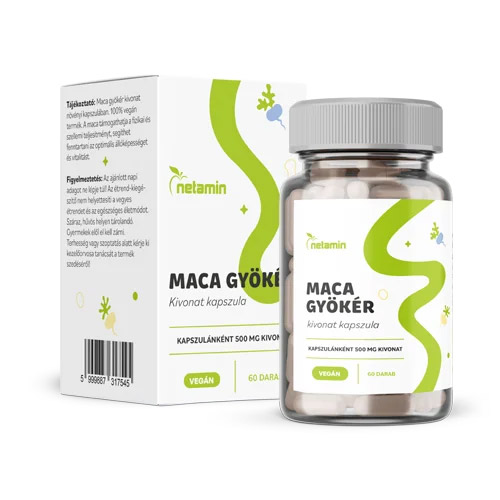 Netamin Maca gyökér kivonat kapszula - 60db