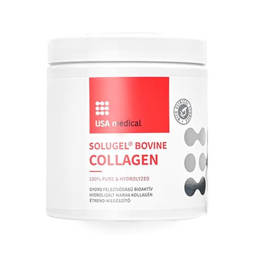 USA Medical SOLUGEL hidrolizált marha kollagén por - 240g
