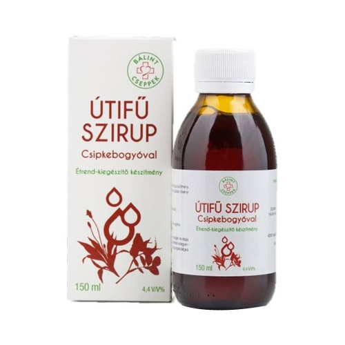 Bálint cseppek Útifű szirup csipkebogyóval - 150ml