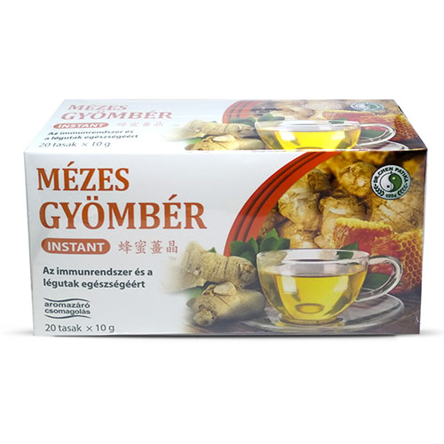 Dr. Chen Mézes gyömbéres instant tea granulátum - 20 tasak