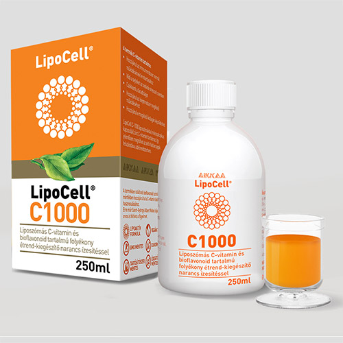 Hymato LipoCell liposzómás C-vitamin narancs ízben - 250ml