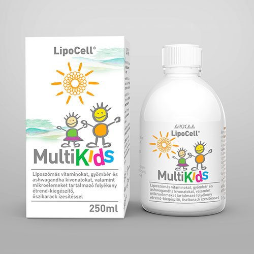 Hymato LipoCell MultiKids liposzómás gyermekvitamin – 250ml