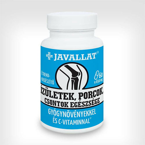 Javallat Ízületek, porcok, csontok egészsége gyógynövény komplex - 60db