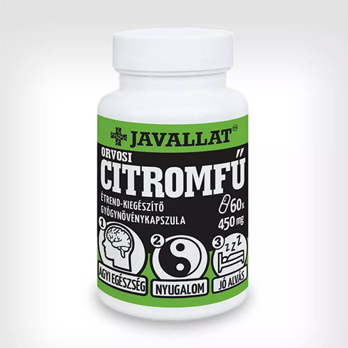Javallat Orvosi citromfű kapszula - 60db