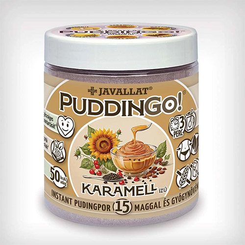 Javallat PuddinGo! Karamell ízű instant pudingpor - 300g