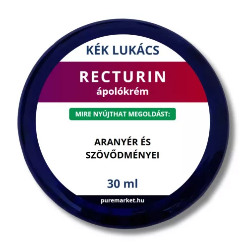Kék-Lukács Recturin aranyér ápoló krém - 30ml