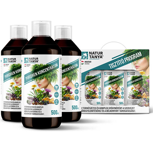 Natur Tanya 60 napos Puridren tisztító program - 3x500ml