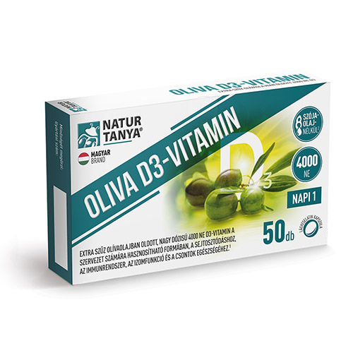 Natur Tanya Oliva D3-vitamin 4000 NE - 50db