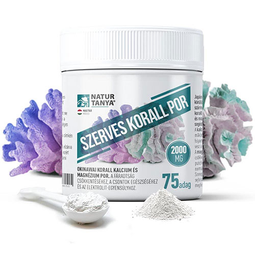 Natur Tanya Szerves okinawai korall por - 150g