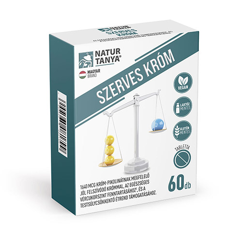 Natur Tanya Szerves króm 200mcg - 60db
