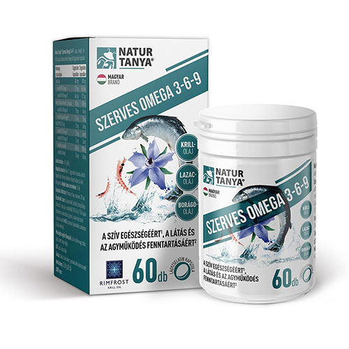 Natur Tanya Szerves Omega 3-6-9 zsírsavak természetes forrásból - 60db