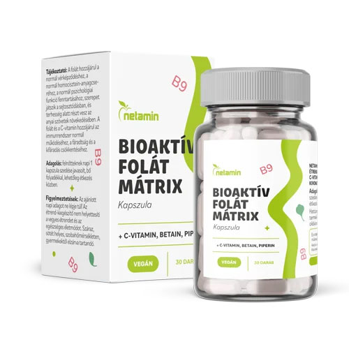 Netamin Bioaktív Folát Mátrix kapszula - 30db
