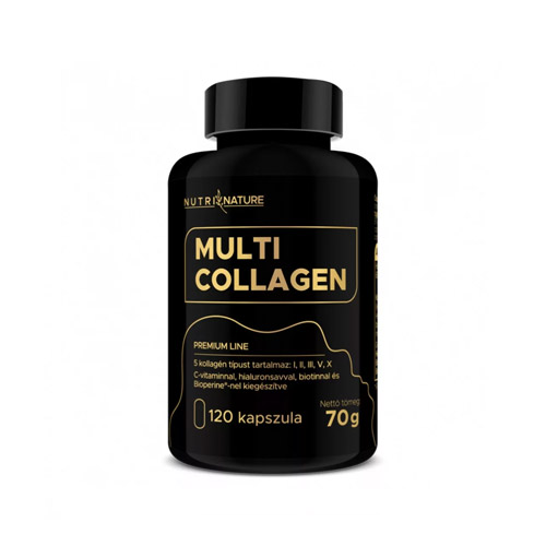 Nutri Nature Multi Collagen 5 típusú kollagén kapszula - 120db