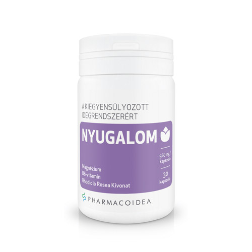 Pharmacoidea Nyugalom kapszula a kiegyensúlyozott idegrendszerért - 30db