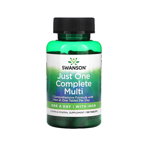 Swanson Just One Complete Multivitamin vassal - 130db