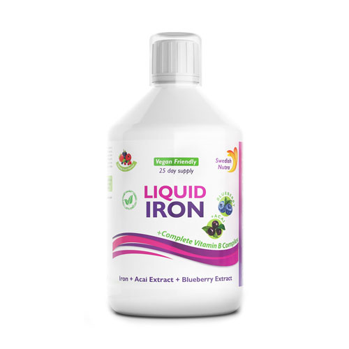 Swedish Nutra Liquid Iron vas szirup - 500ml