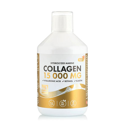 Swedish Nutra Marine Collagen 15000mg extra adag folyékony halkollagén retinollal - 500ml