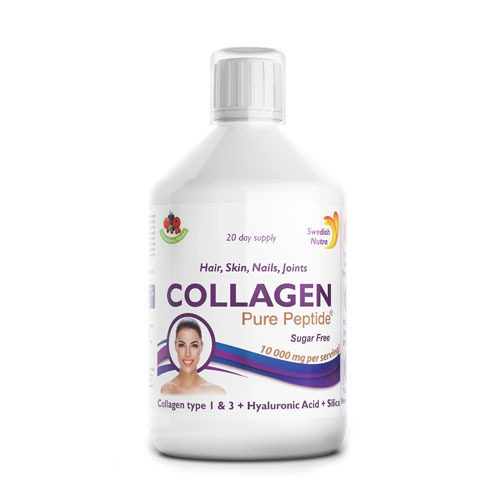 Swedish Nutra Hidrolizált marhakollagén ital cukormentes - 500ml