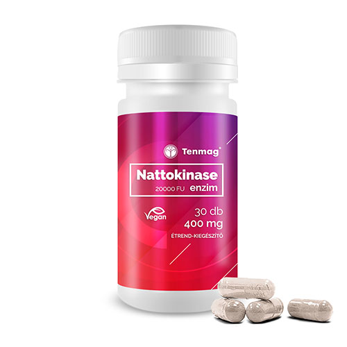 Tenmag Nattokinase enzim kapszula visszér esetére - 30db