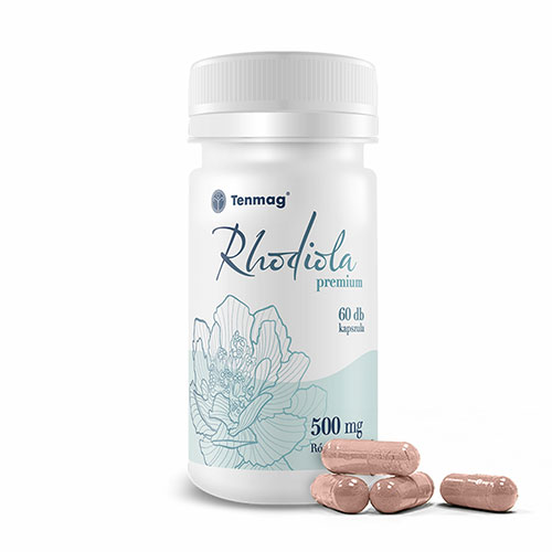 Tenmag Rhodiola Premium rózsagyökér kivonat a stressz tüneteinek csökkentésére - 60db