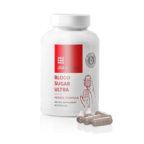 USA Medical Blood Sugar Ultra vércukorkontroll - 60db