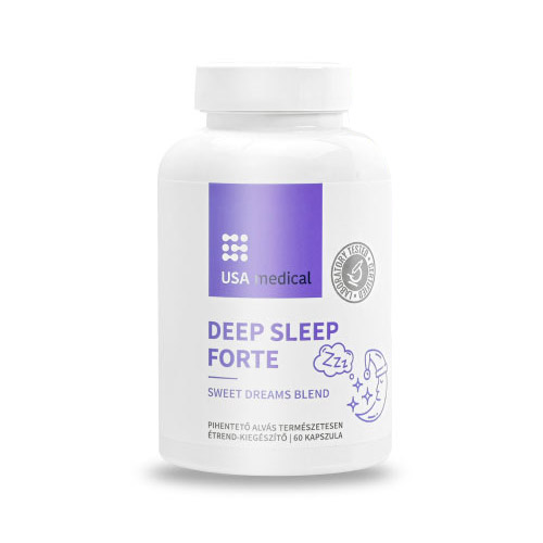 USA Medical Deep Sleep Forte kapszula a pihentető alvásért - 60db