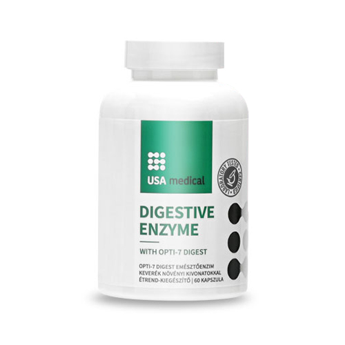 USA Medical Digestive Enzyme emésztőenzim keverék - 60db