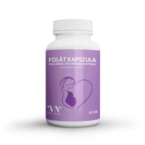 Virág Natura Folát kapszula inulinnal - 60db