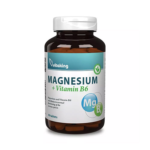 Vitaking Magnézium citrát + B6 vitamin - 90db
