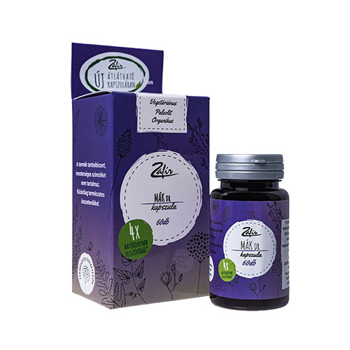 Zafír Mákolaj kapszula - 60db Zafír Mákolaj kapszula - 60db