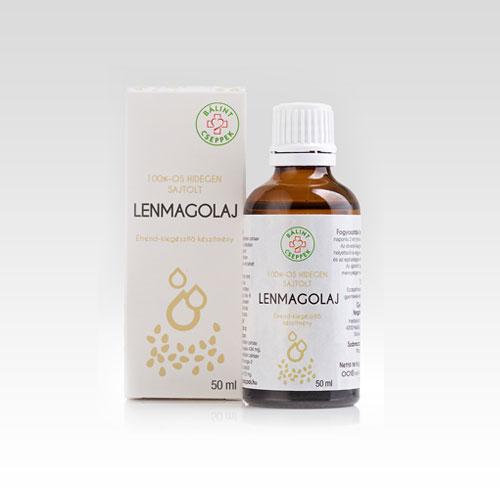 Bálint cseppek Hidegen sajtolt lenmagolaj - 50ml