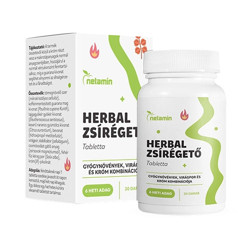 Netamin Herbal zsírégető tabletta - 30db