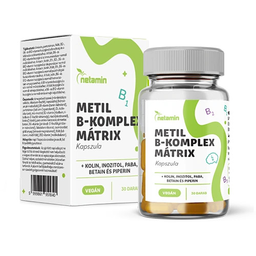 Netamin Metil B-komplex mátrix kapszula - 30db