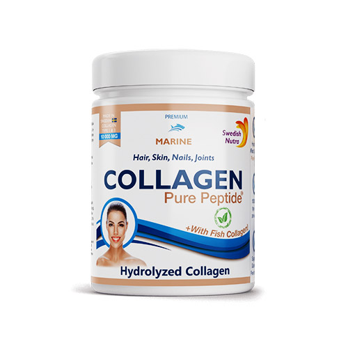 Swedish Nutra Hidrolizált halkollagén por - 300g