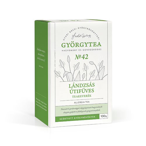 Györgytea Lándzsás útifüves teakeverék allergiára - 100g