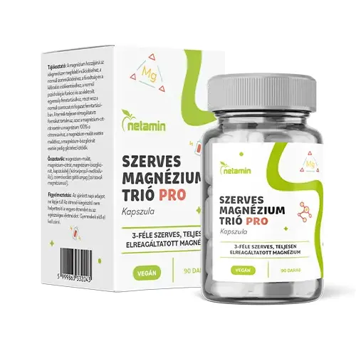 Netamin Szerves Magnézium Trió Pro kapszula - 90db
