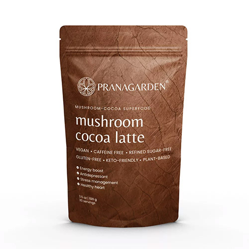 Pranagarden Gyógygomba - Kakaó latte italpor - 100g