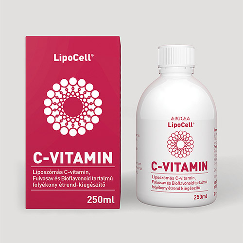 Hymato LipoCell liposzómás C-vitamin fulvosavval meggy ízben - 250ml