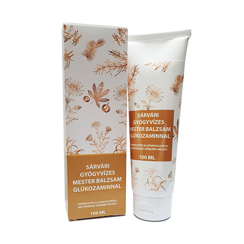 Dr. Herz Sárvári gyógyvizes mesterbalzsam glükózaminnal - 100ml