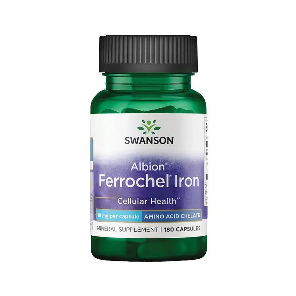 Swanson Ferrochel Iron Vas-biszglicinát kapszula - 180db