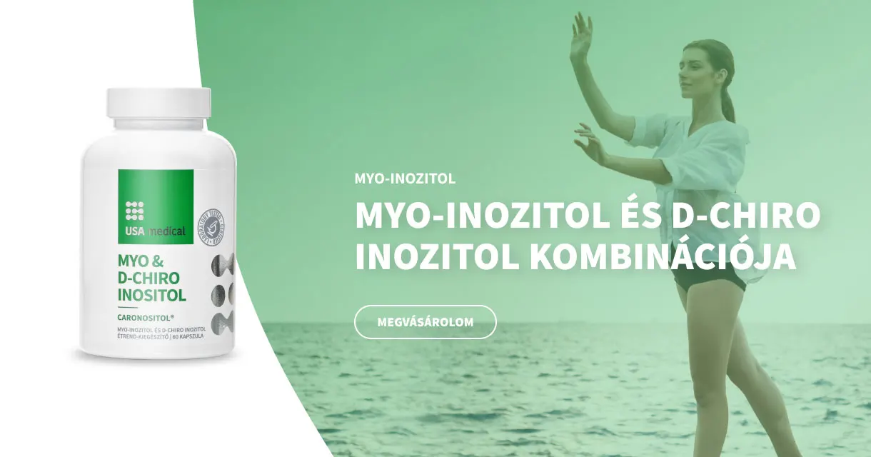 USA Medical Myo és D-Chiro Inozitol Caromax kapszula – 60db