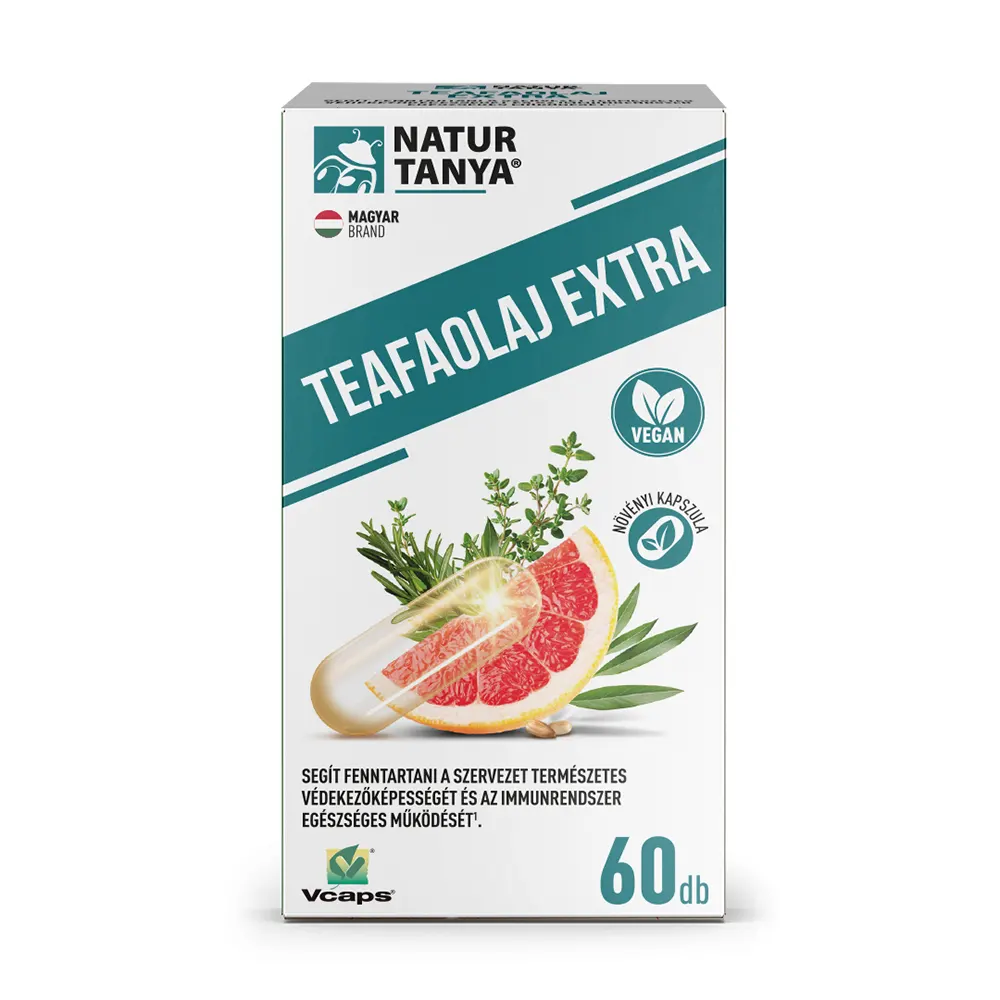 Natur Tanya Teafaolaj EXTRA kapszula - 60db Natur Tanya Teafaolaj EXTRA kapszula - 60db