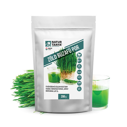 Natur Tanya Vegán zöld búzafű por - 200g