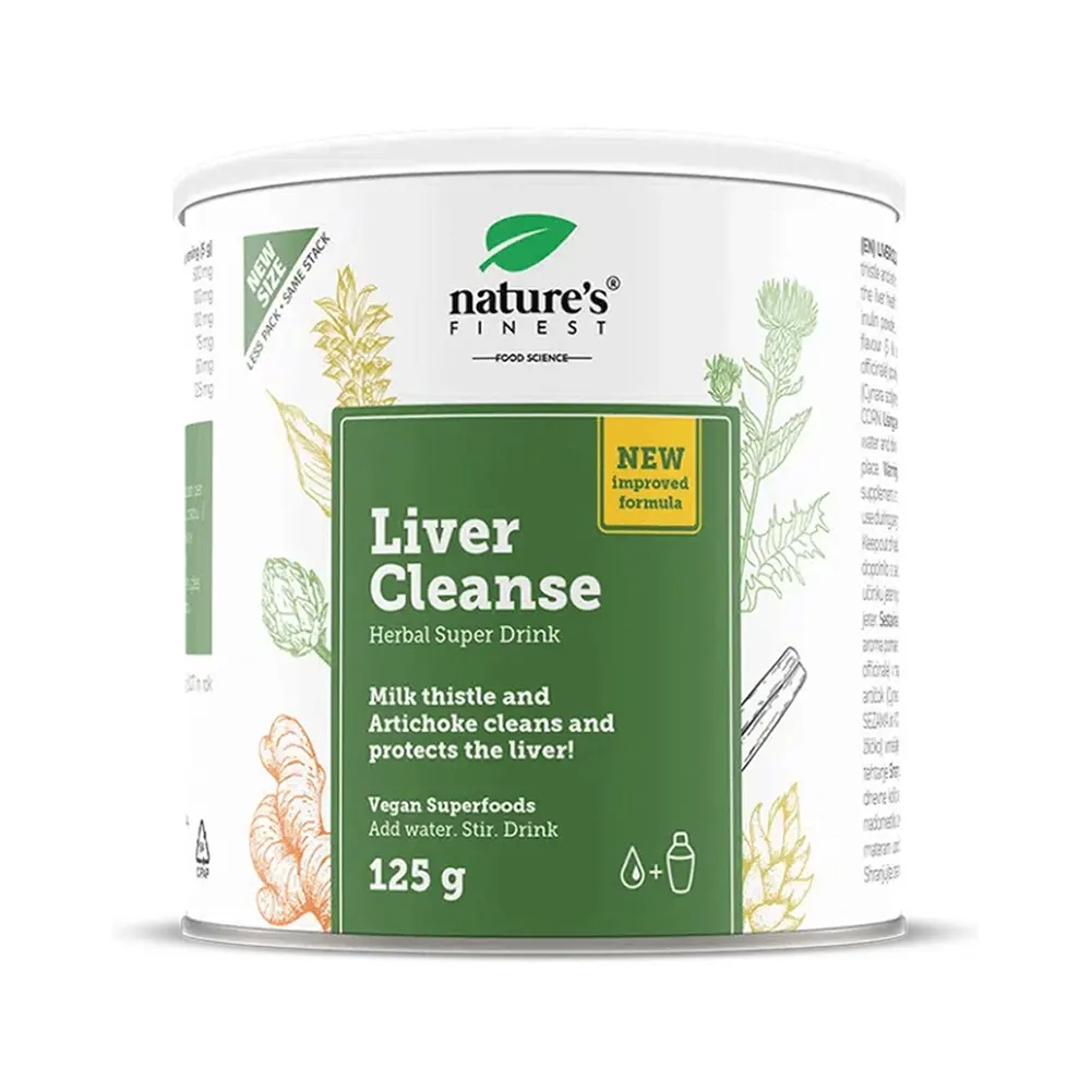 Nature's Finest Liver Cleanse italpor a májműködés támogatására - 125g