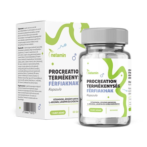 Netamin ProCreation Termékenység Férfiaknak kapszula – 60db