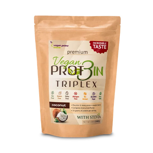 Netamin Vegan Protein Triplex növényi fehérje kókusz ízű - 540g