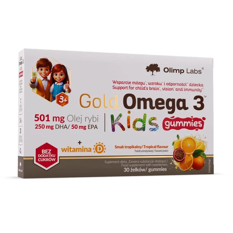 Olimp Labs Gold Omega 3 Kids Gummies gumicukor gyerekeknek - 30db