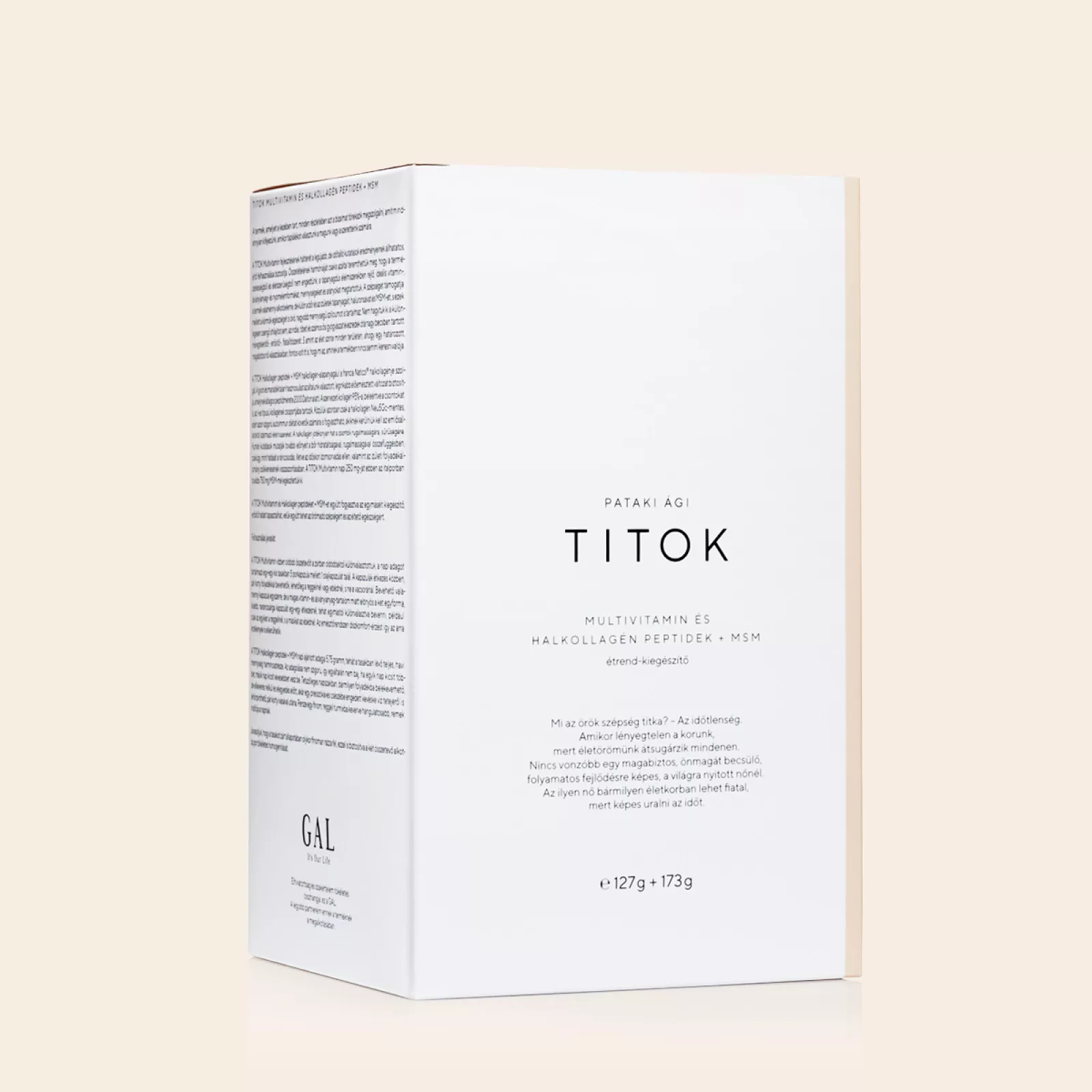 GAL TITOK Multivitamin és halkollagén + MSM - 30 adag